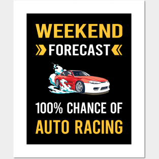 Weekend Forecast Auto Racing Automotive Autosport Posters and Art